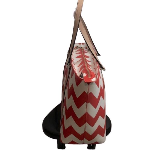 NWT Kate Spade South of the Border Med. Harmony Tote Maraschino Chevron #ChicBag - Picture 8 of 8